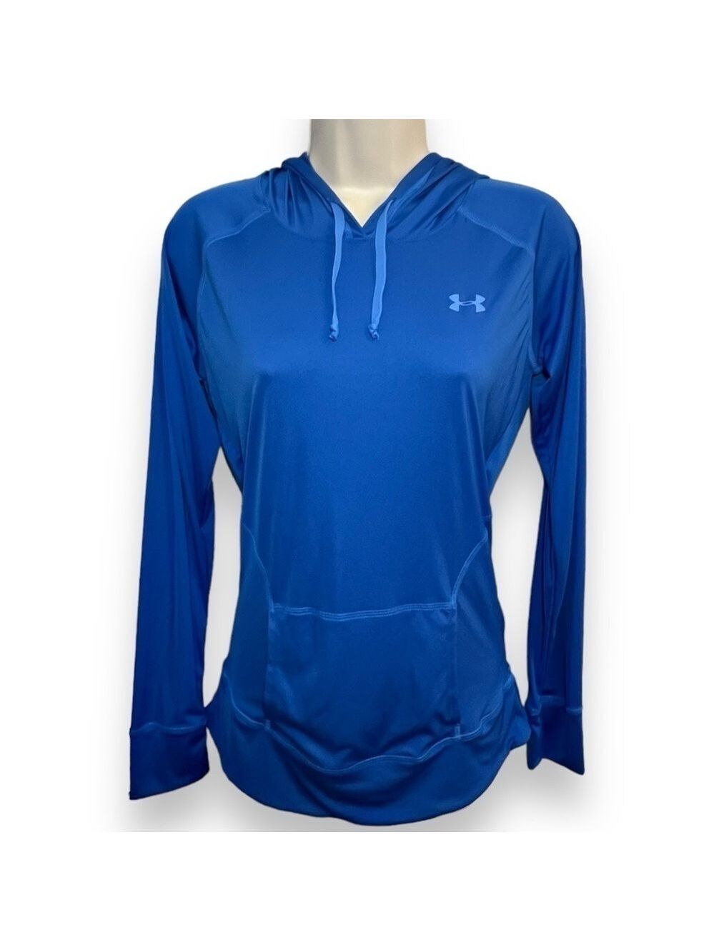 Under Armour Women’s Catalyst Hooded Long Sleeve Tee Blue Size Small